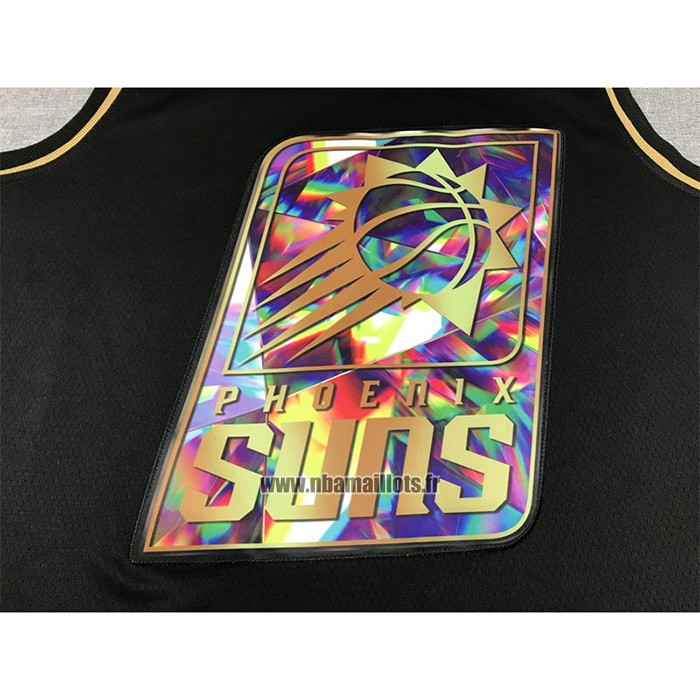 Maillot Golden Edition Phoenix Suns Devin Booker NO 1 2021-22 Noir